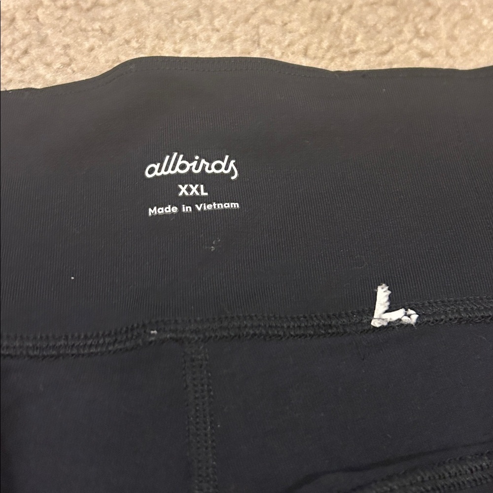 allbirds Natural Legging Black Size XXL Carbon 14.5 KG CO2G - Picture 3 of 5
